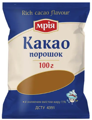 Какао-порошок Мрія, 100 г